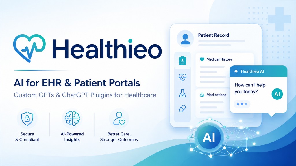 Healthieo: AI for EHR and patient portals